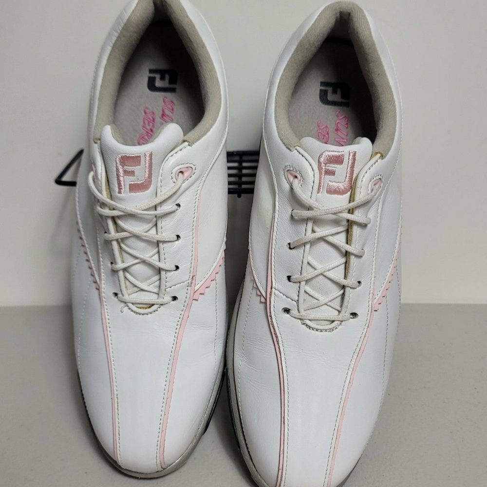 FootJoy Summer Series #98628 White and Pink Golf Shoes Size US 8M Women's FJ - Picture 4 of 9